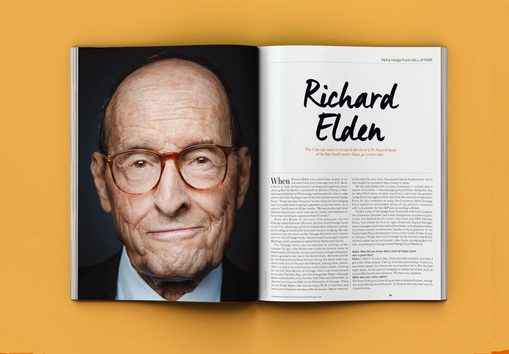 Richard Elden, Grosvenor Capital Management Founder, Dies at 84