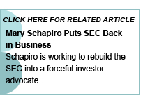 Mary Schapiro Rebuilds SEC