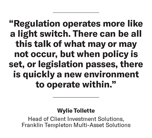 Franklin Templeton Shocks to Regulations